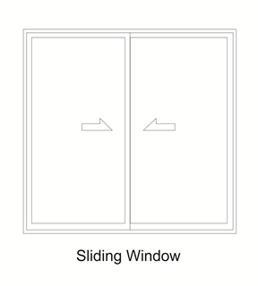 Sliding Window-4'x 3' White